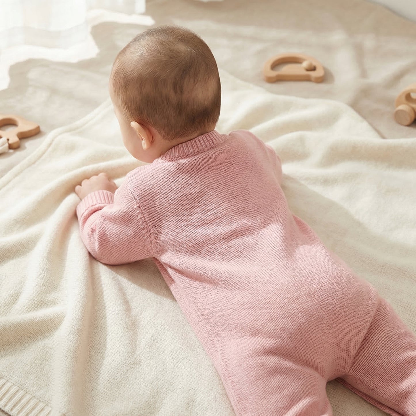PB™ Floral Knit Baby Romper