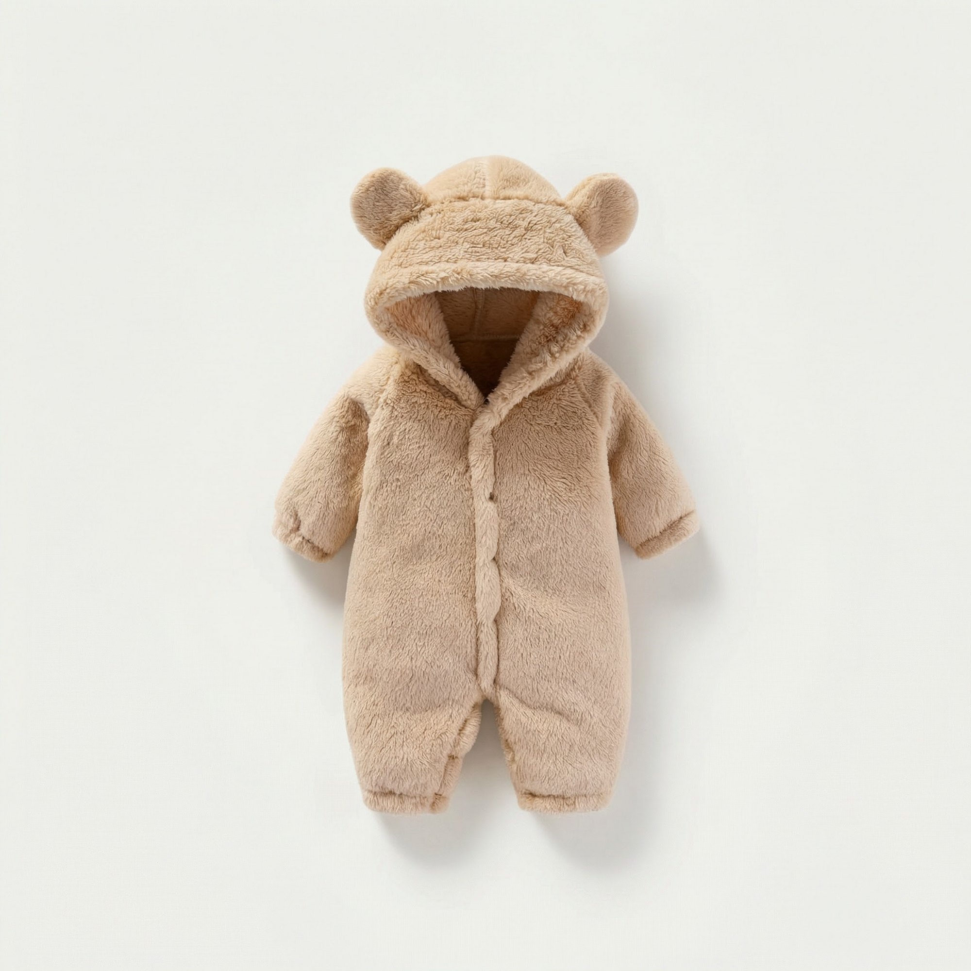 PerfectBaby™ Plush Baby Hooded Romper — photo 4