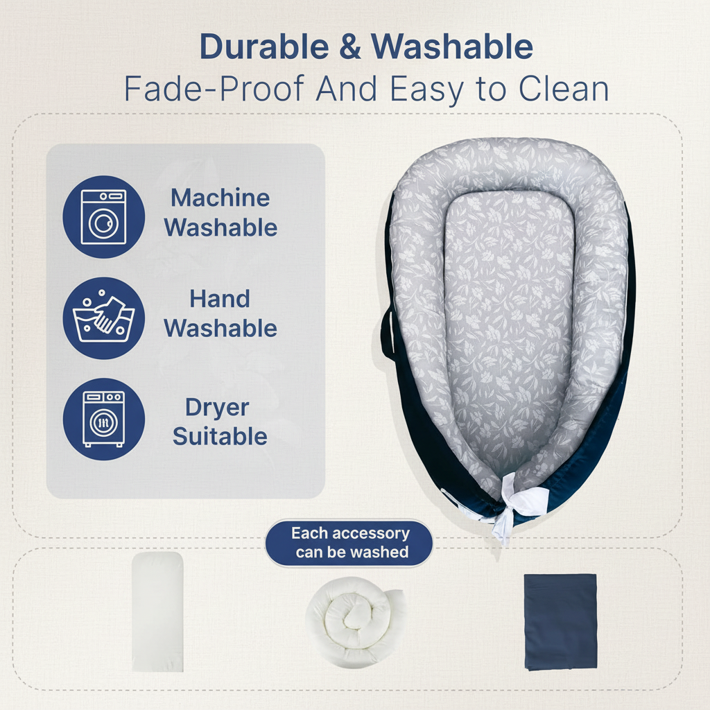 PB™ DualNest Lounger reversible baby nest by PerfectBaby™