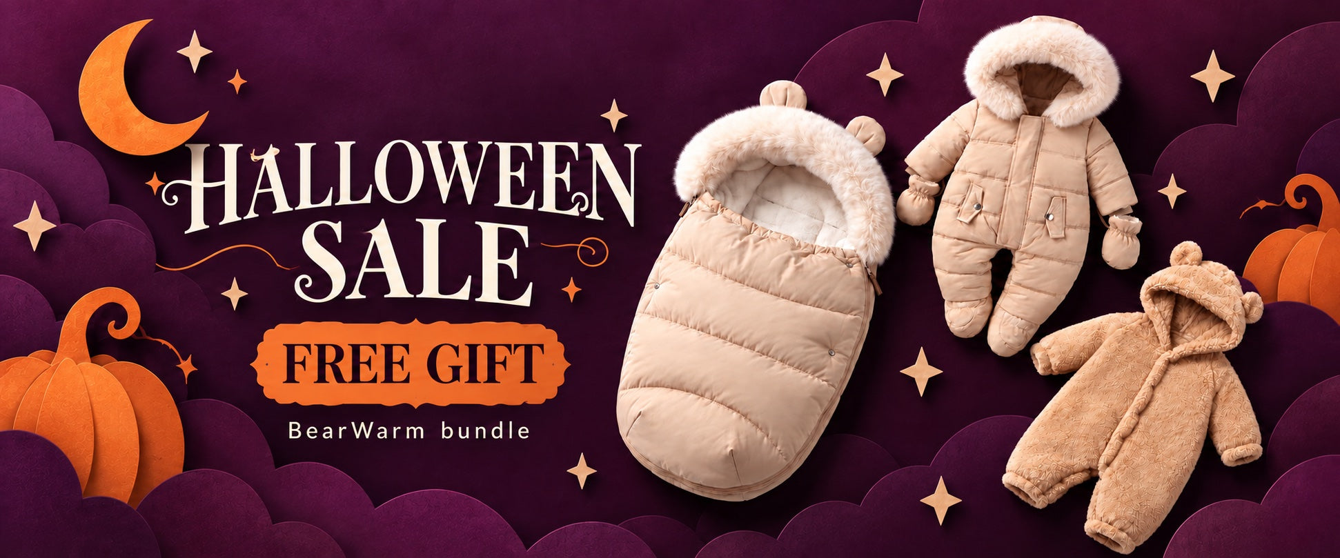 Halloween offer — free gift with the BearWarm 3-piece set