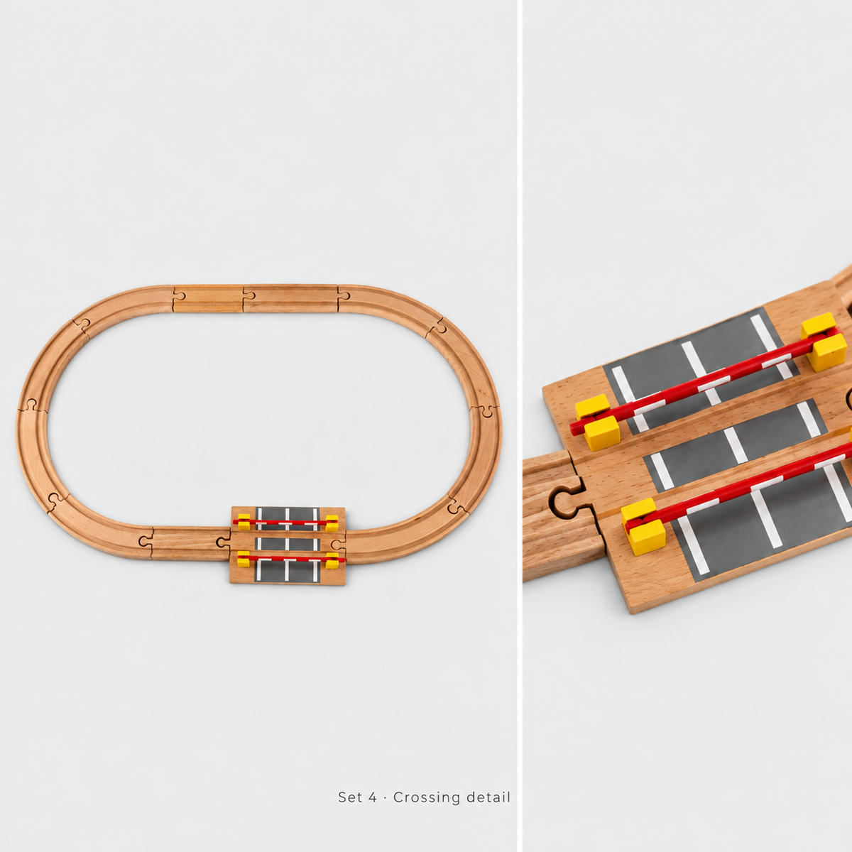 Set 4 whole track and crossing detail