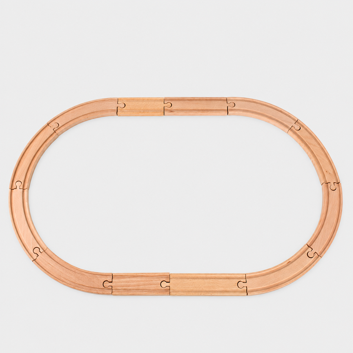 Wooden train track – Set 2 – Oval