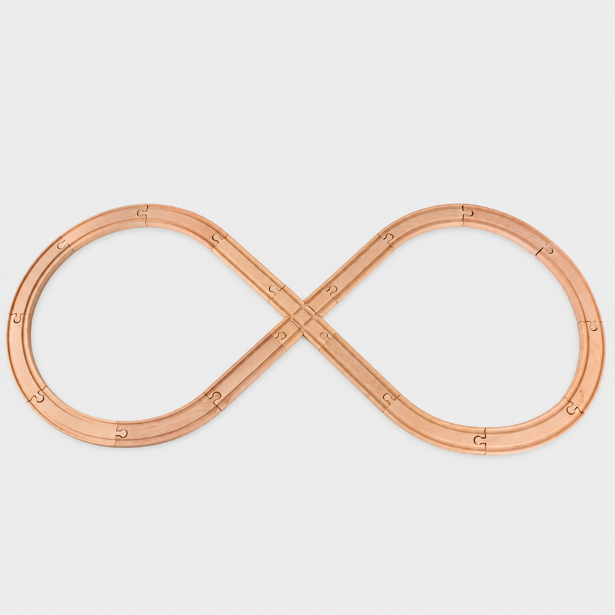 Wooden train track – Set 6
