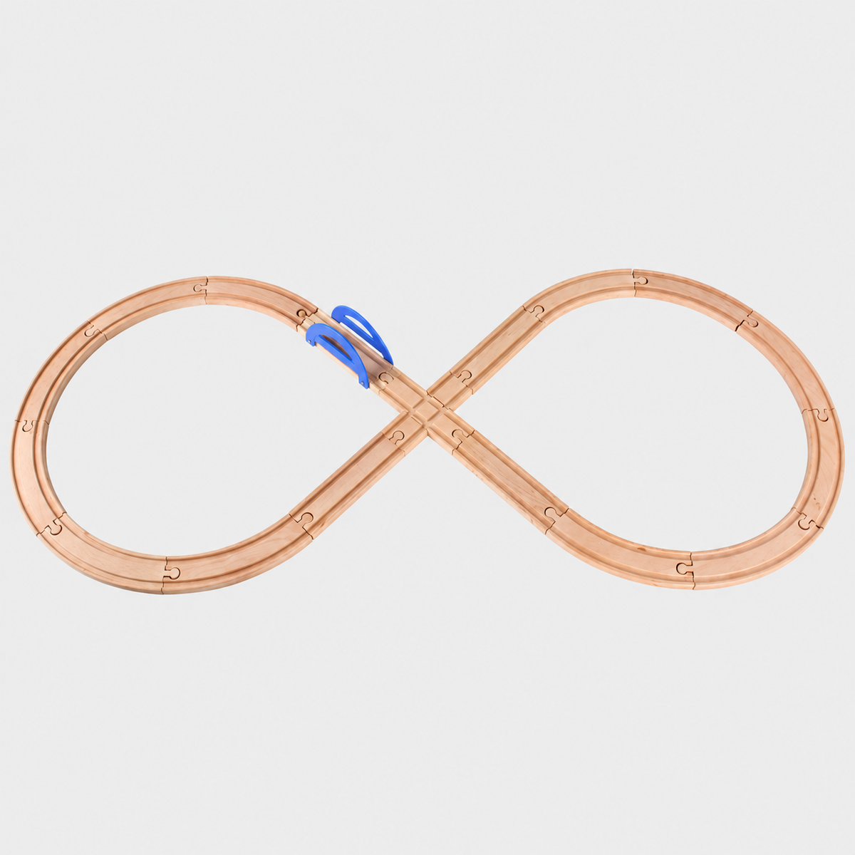 Wooden train track – Set 7