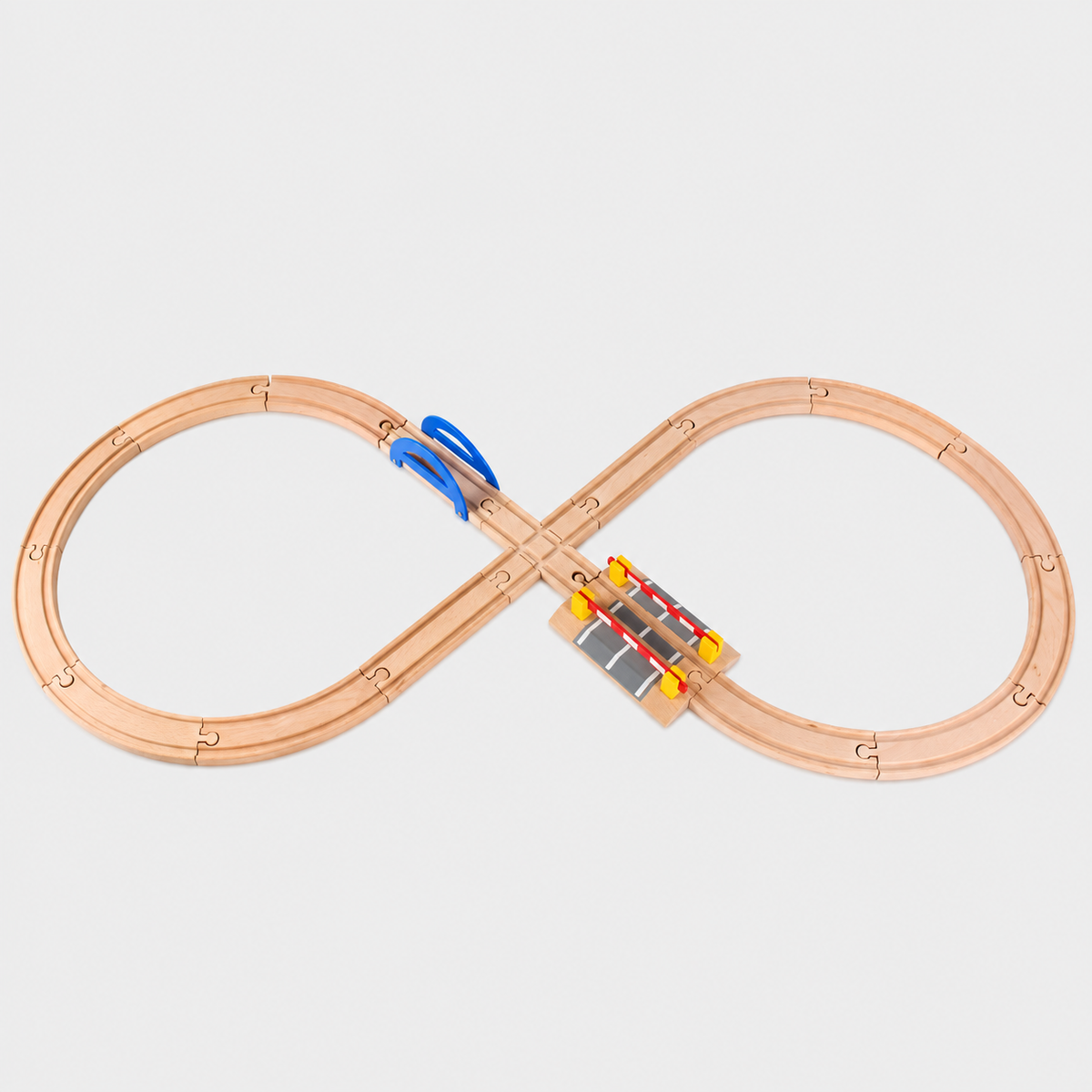 Wooden train track – Set 8