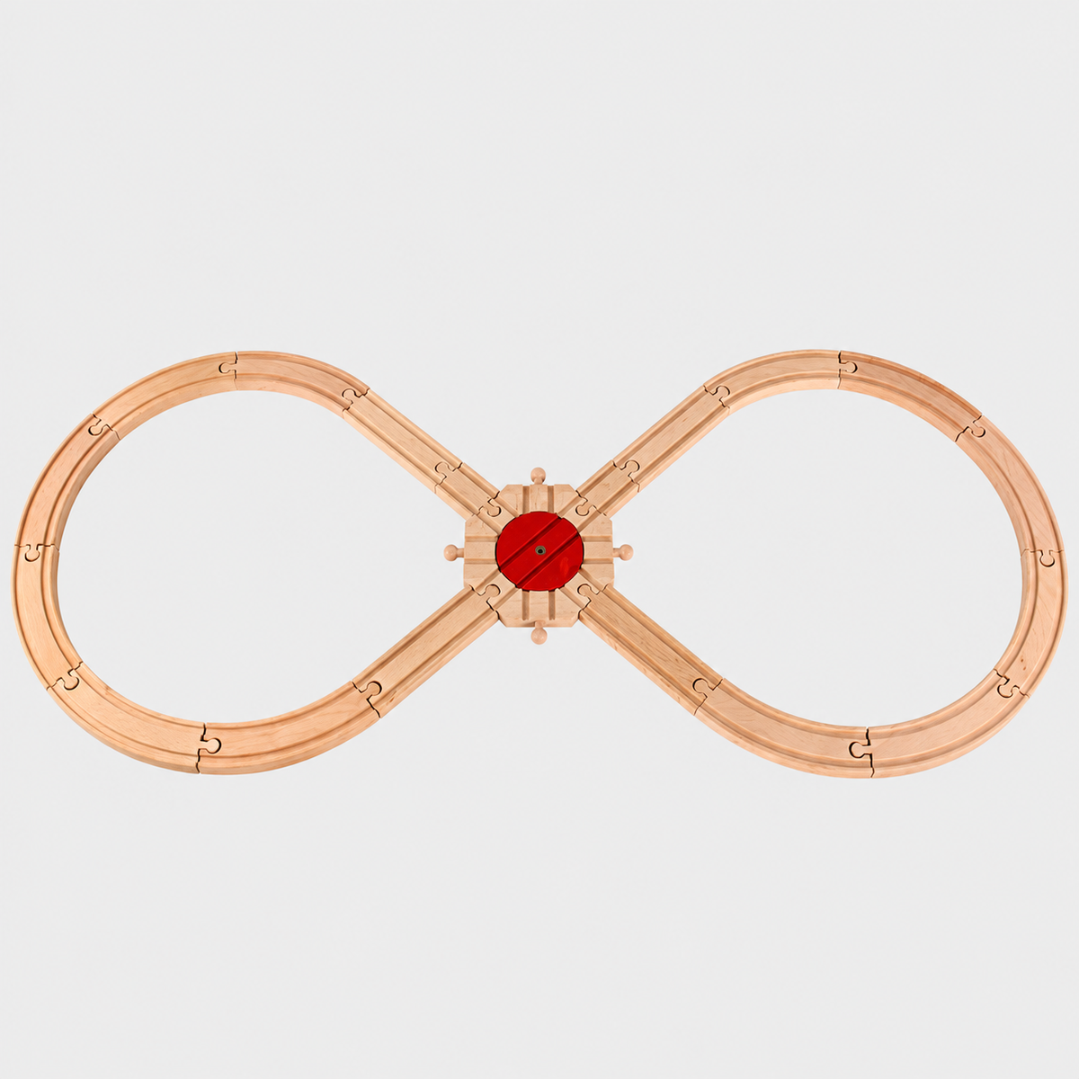 Wooden train track – Set 9