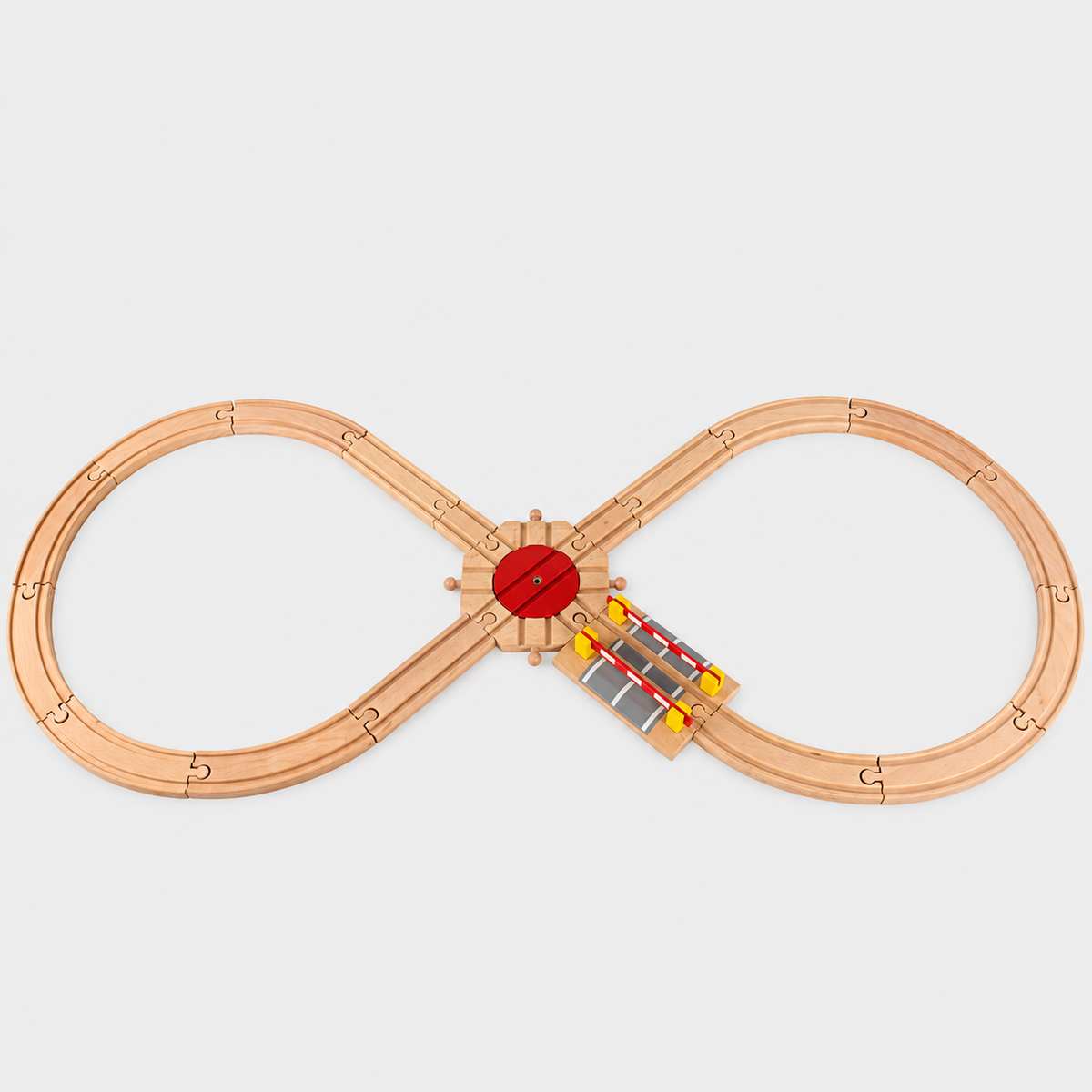 Wooden train track – Set 10
