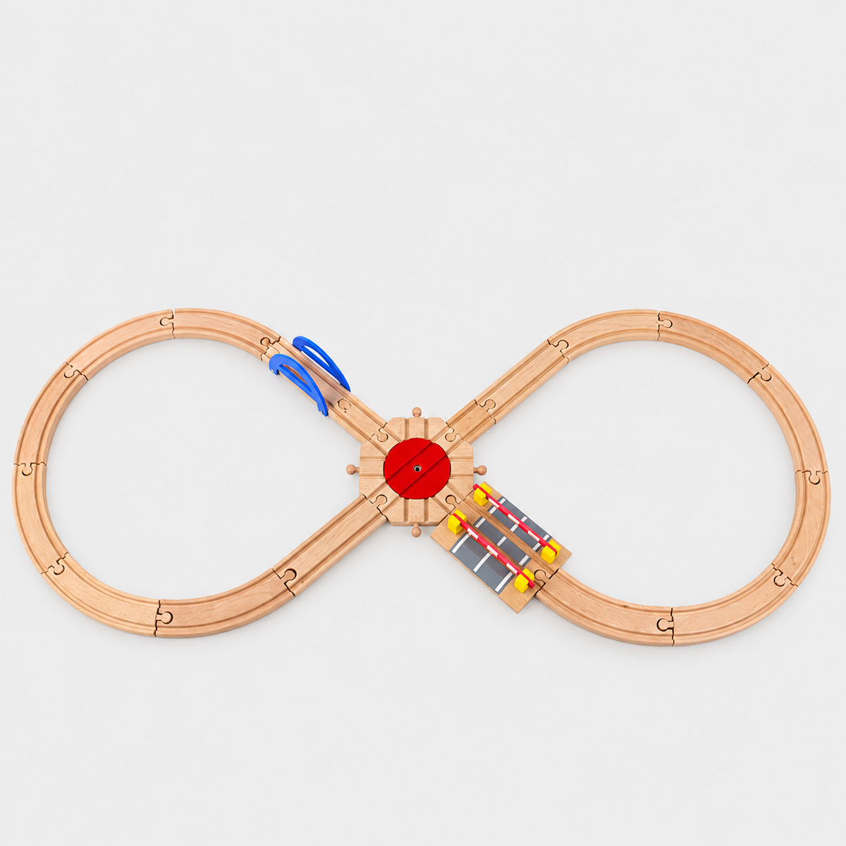 Wooden train track – Set 12