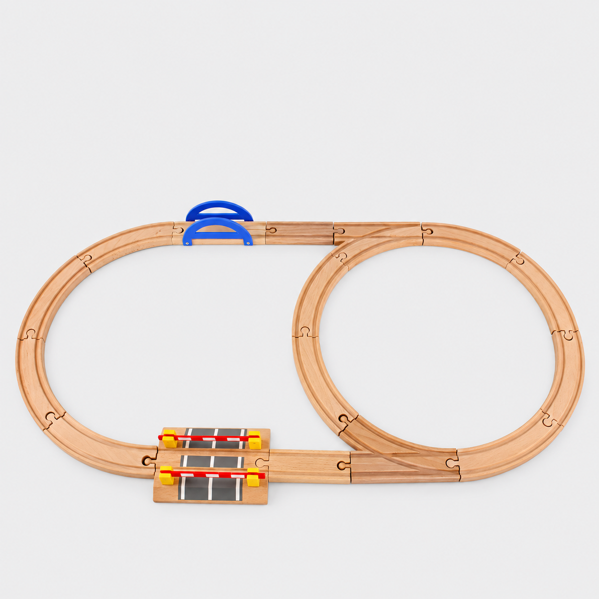 Wooden train track – Set 15