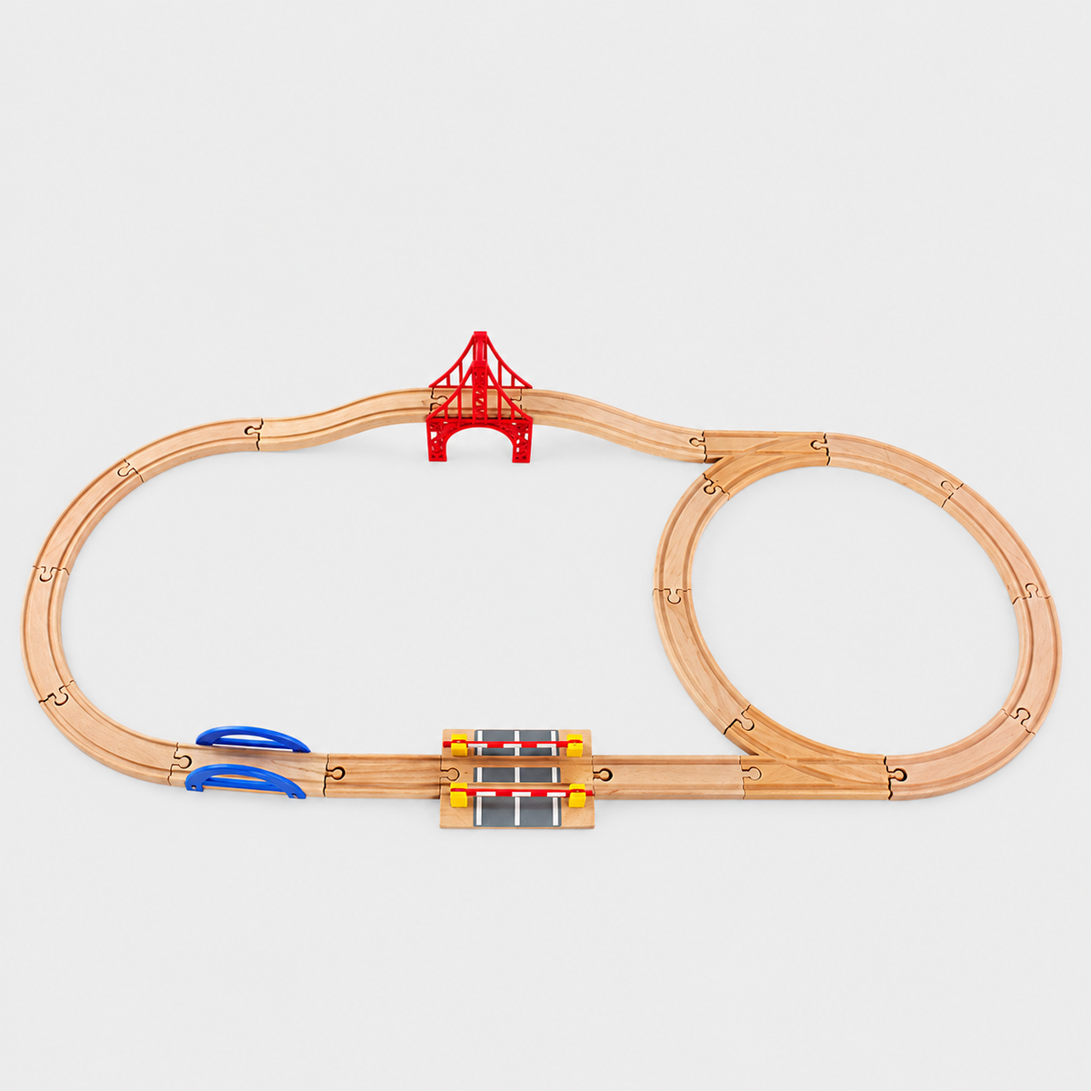 Wooden train track – Set 21