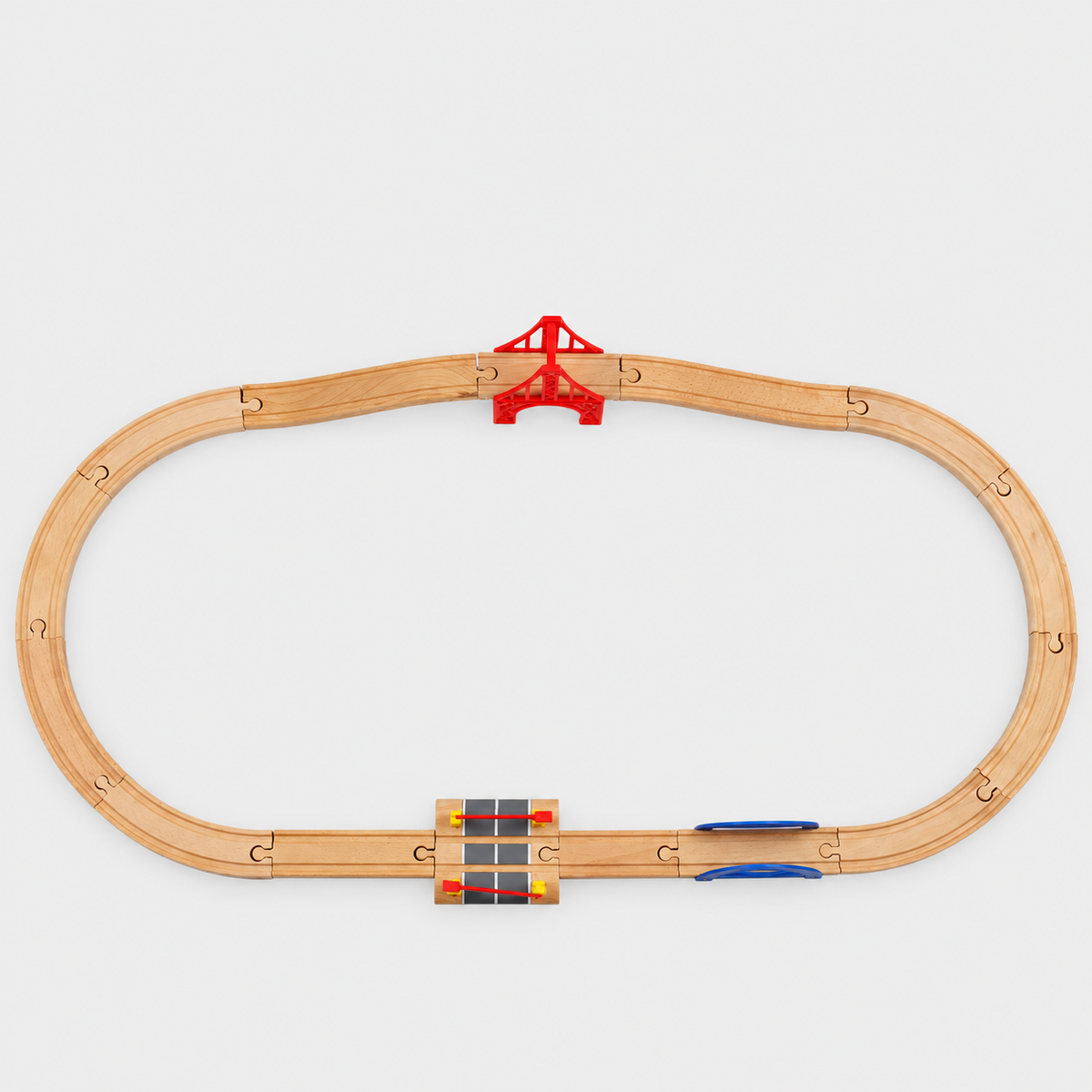 Wooden train track – Set 23