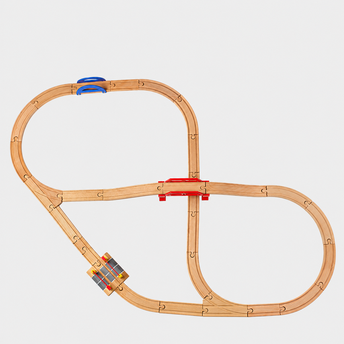 Wooden train track – Set 25