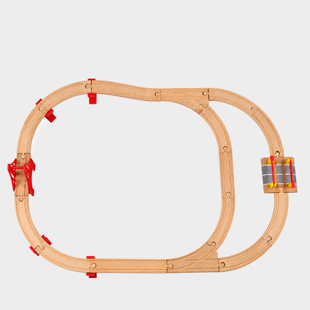 Wooden train track – Set 32