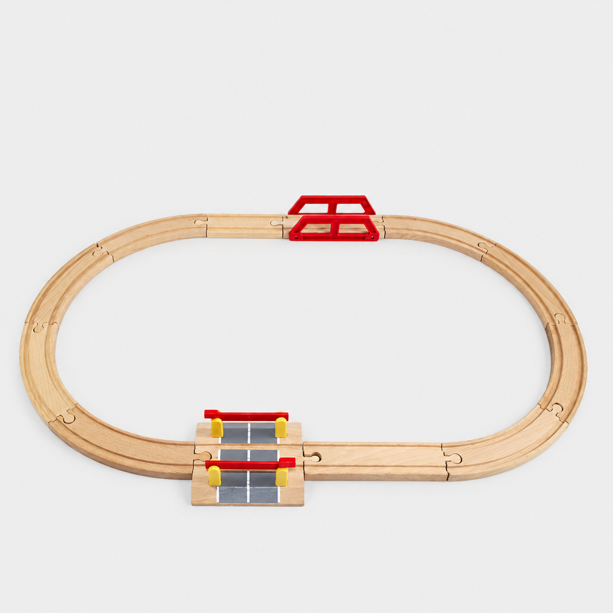 Wooden train track – Red Bridge Oval