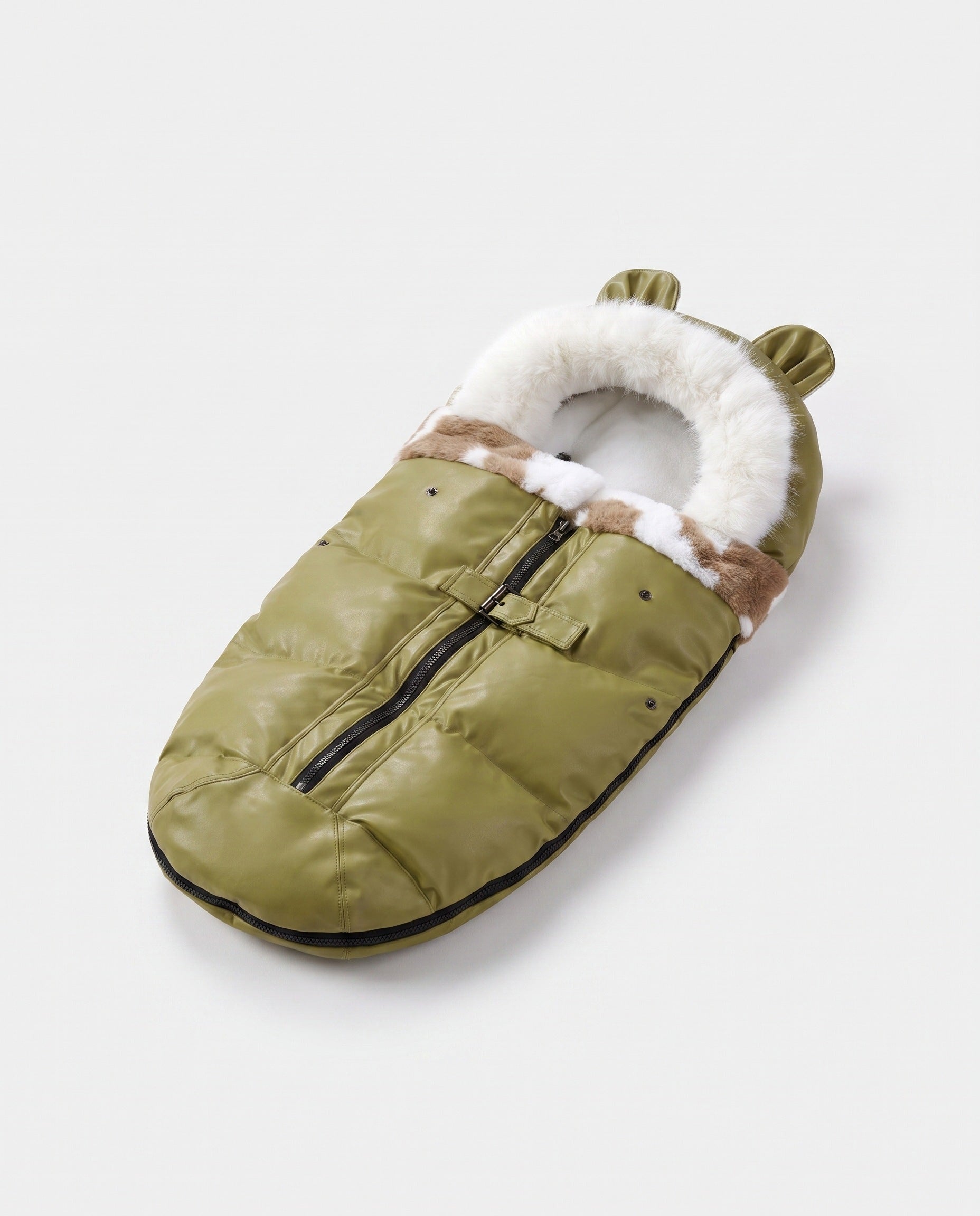 PerfectBaby™ LeatherBear – Olive Green — photo 1