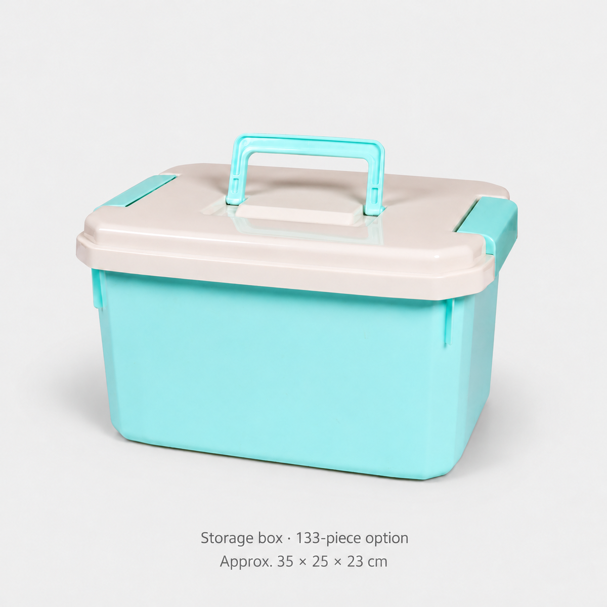 Storage box for the 133-piece option — approx. 35 × 25 × 23 cm