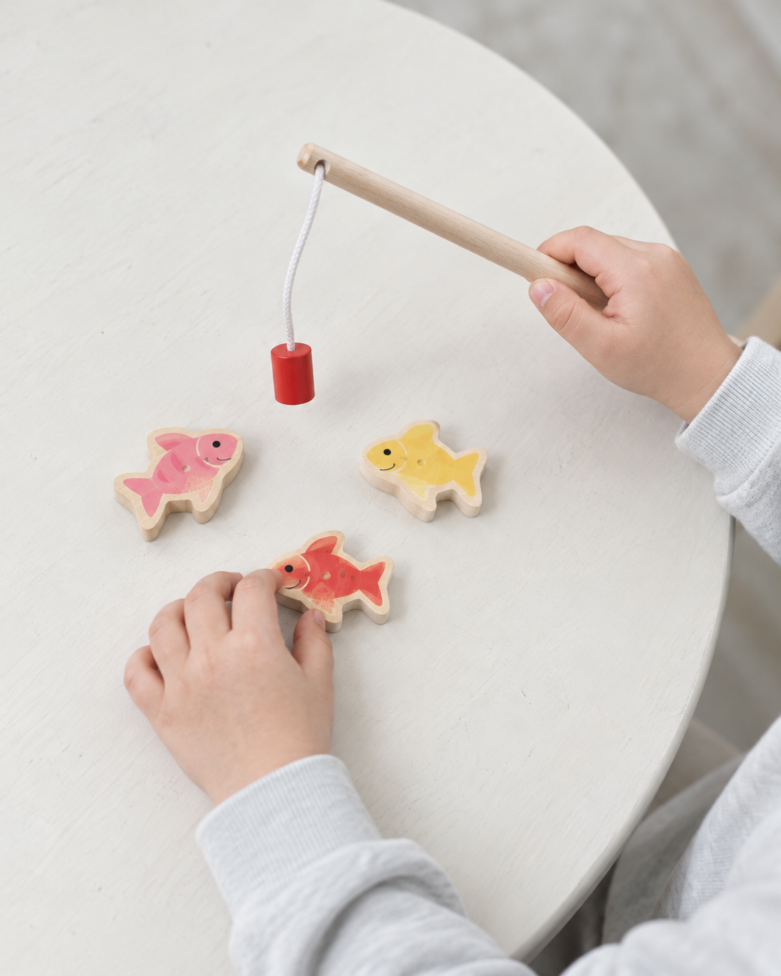 Fishing pieces from the 69-piece railway option