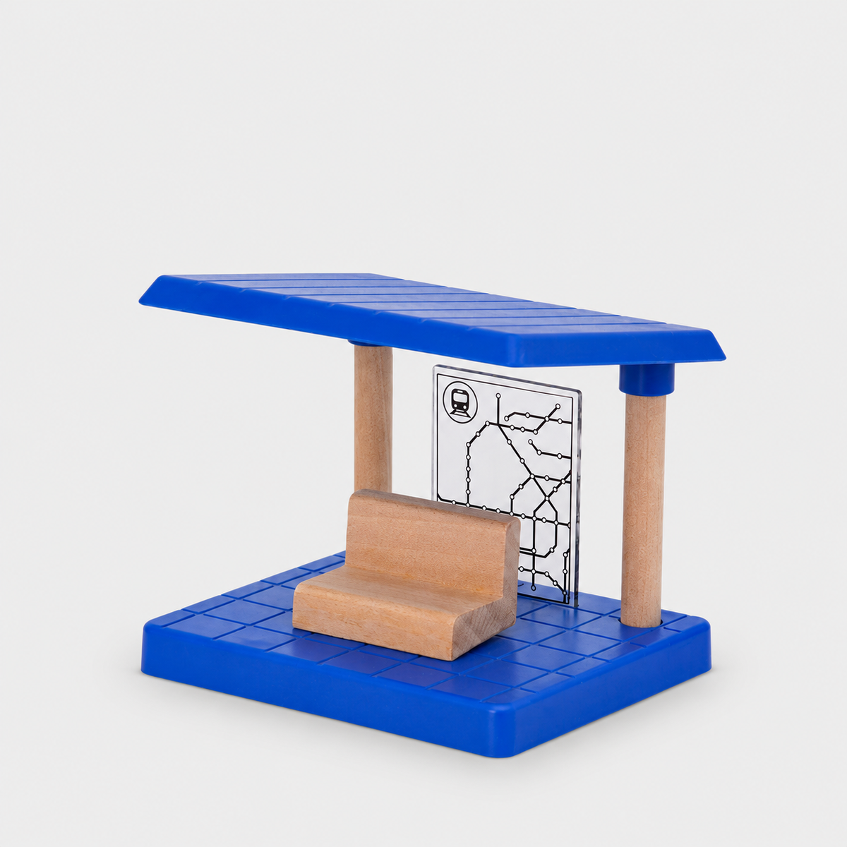 Blue Waiting Shelter — product view