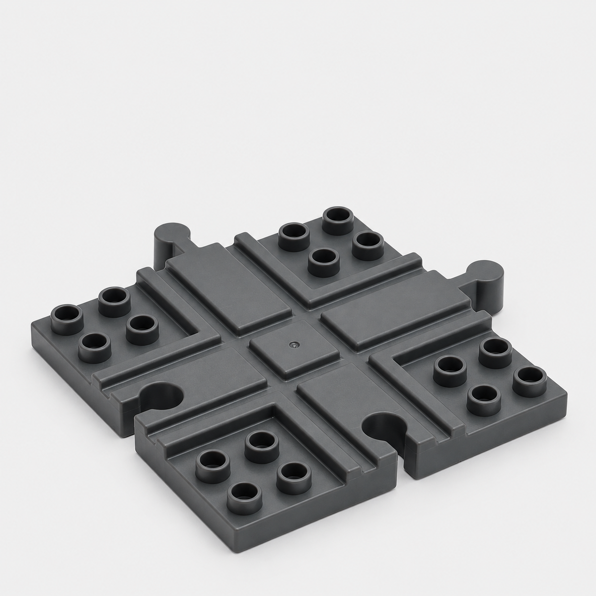 Brick-Stud Crossing Plate — product view