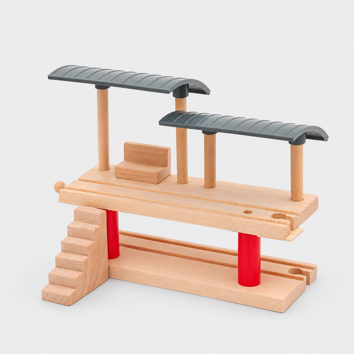 Two-Level Platform with Stairs — product view