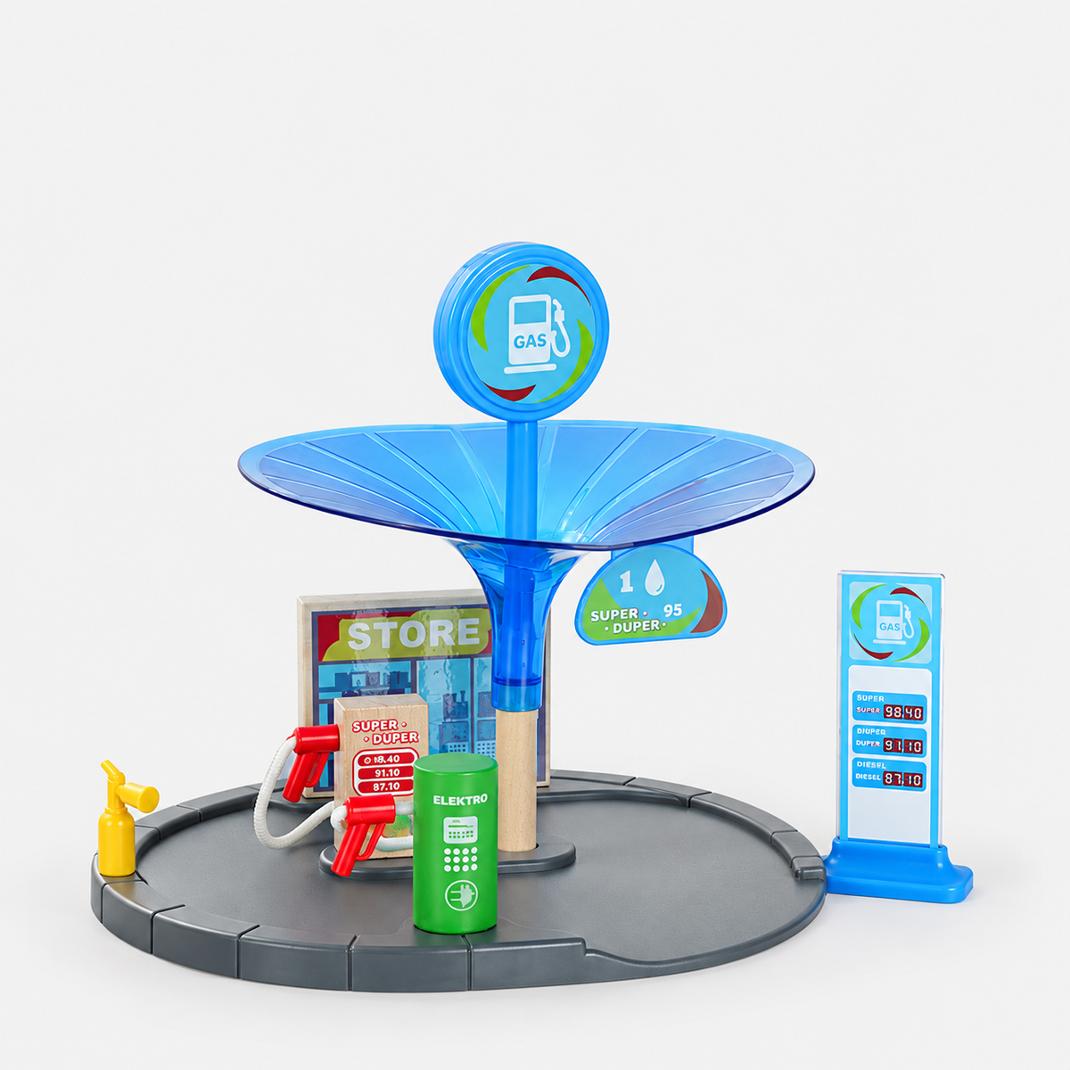 Toy Fuel & Charging Station — product view
