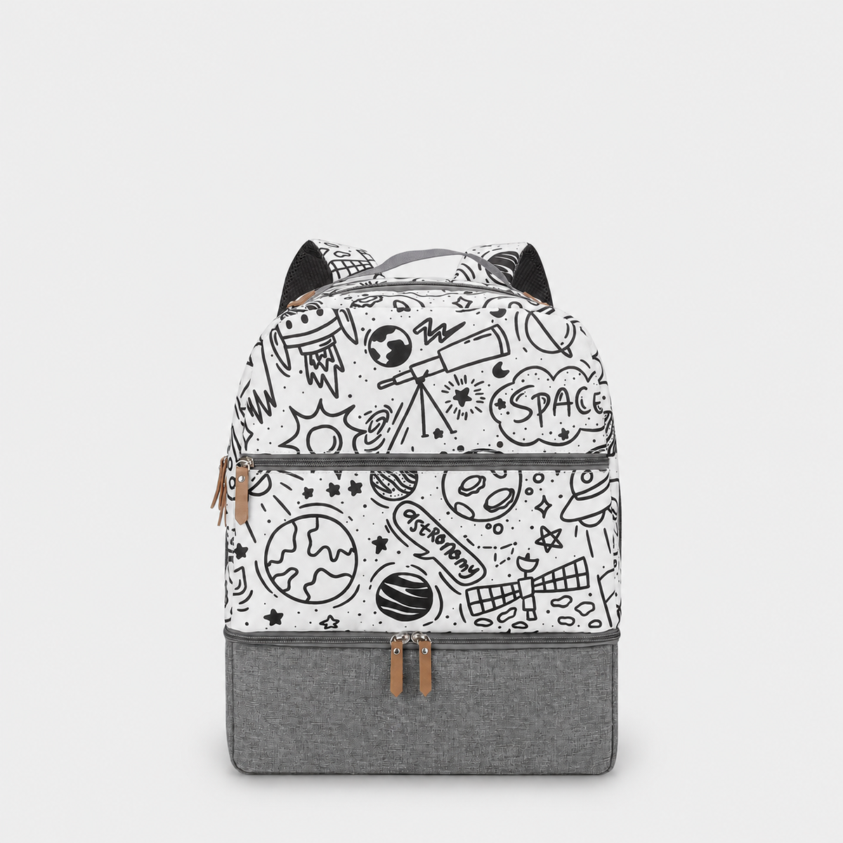 Two-Level Diaper Backpack — Space