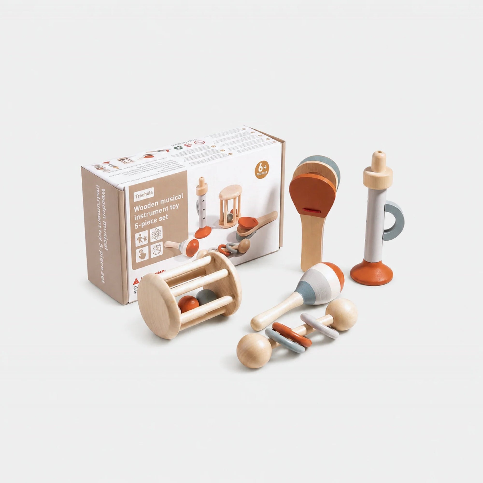 PerfectBaby™ Wooden Rattle Set — photo 1