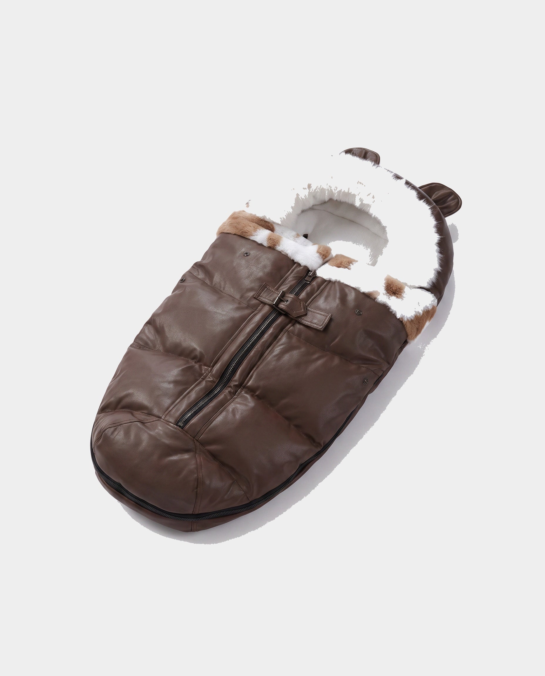 PerfectBaby LeatherBear Brown footmuff