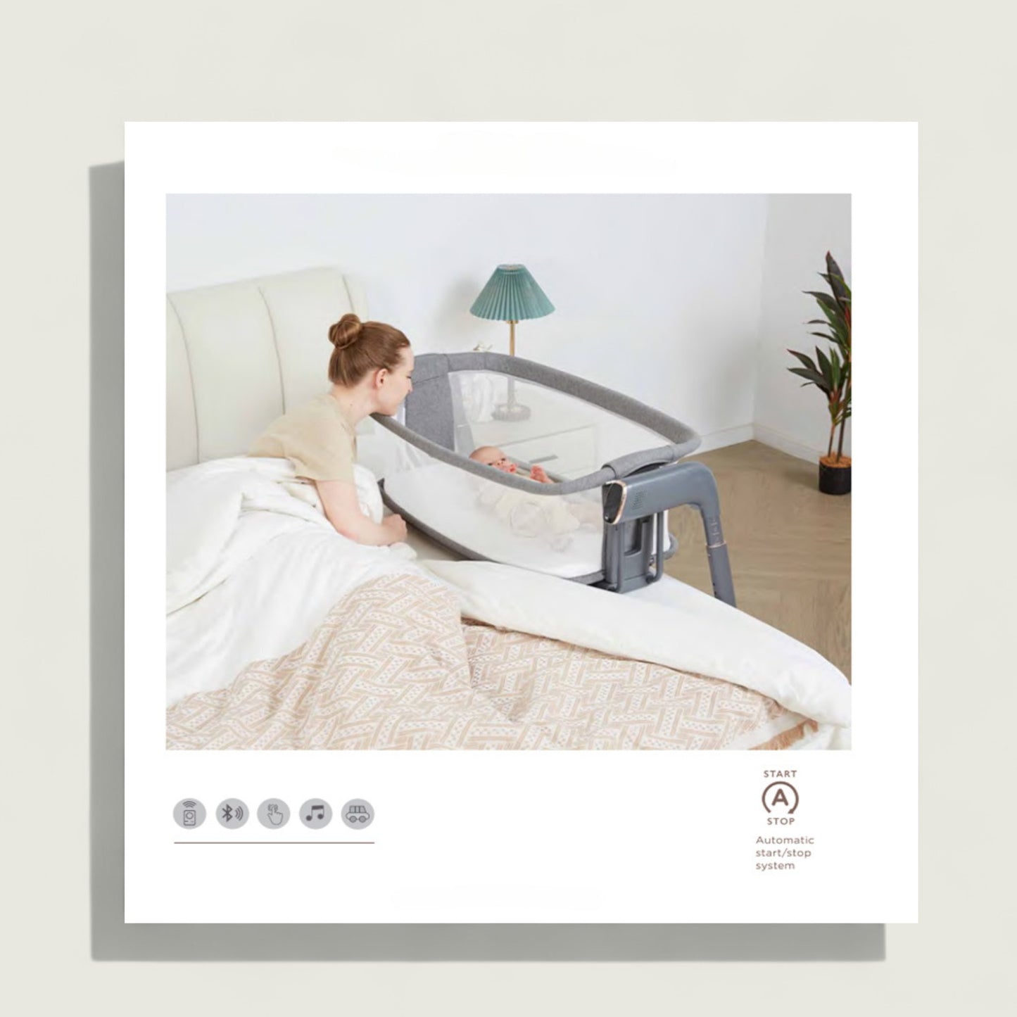 3-in-1 Electric Baby Bassinet