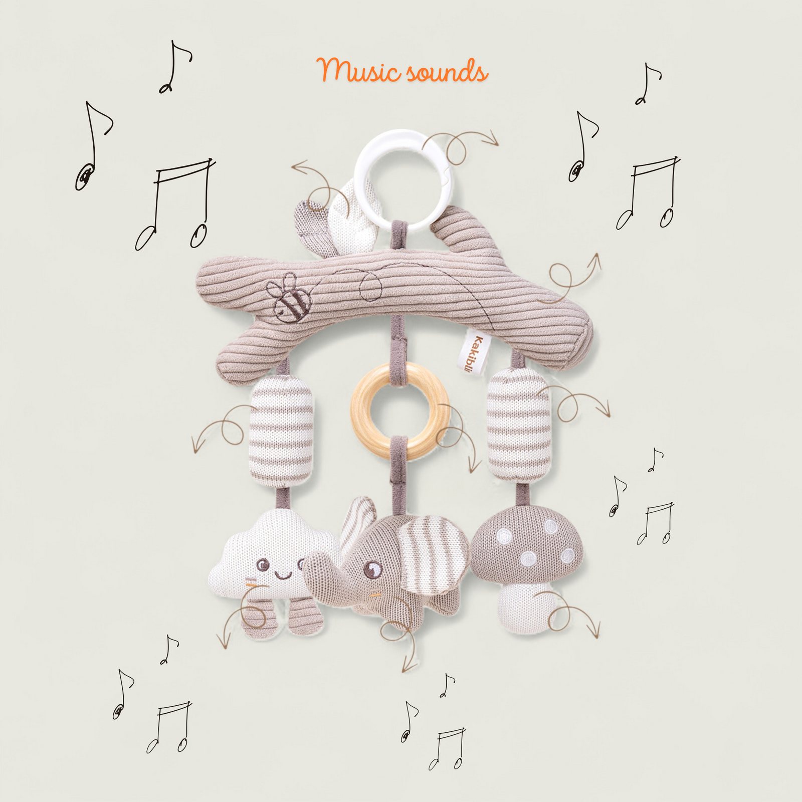 Organic Cotton Musical Toy
