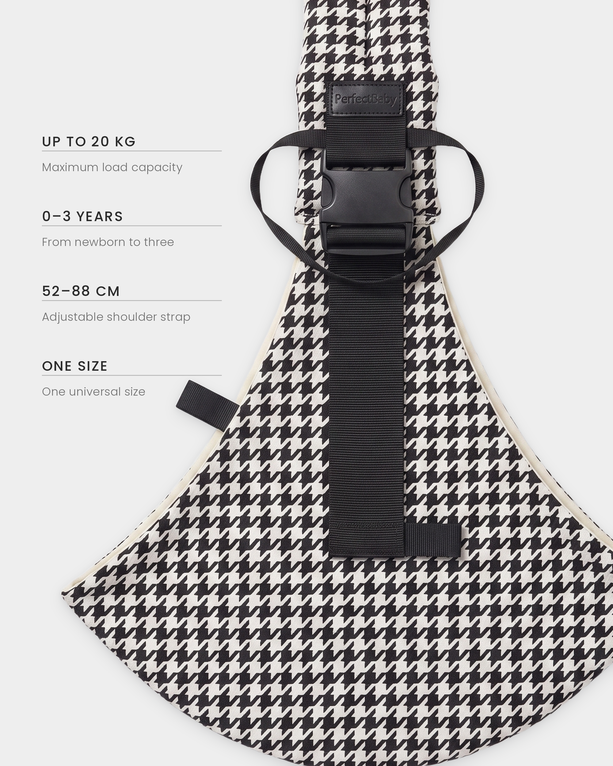 PerfectBaby™ KANGA — Houndstooth — photo 3