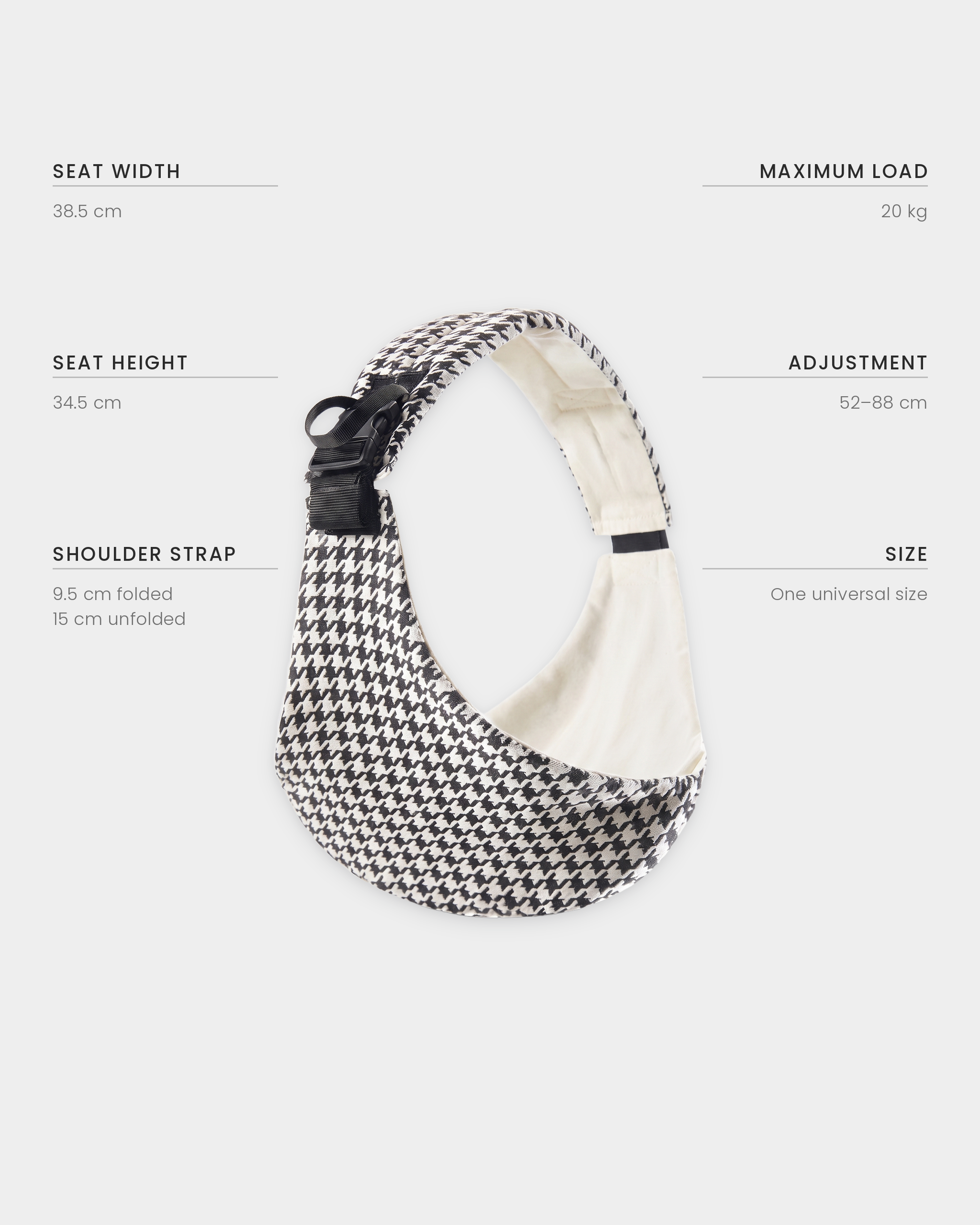 PerfectBaby™ KANGA — Houndstooth — photo 4