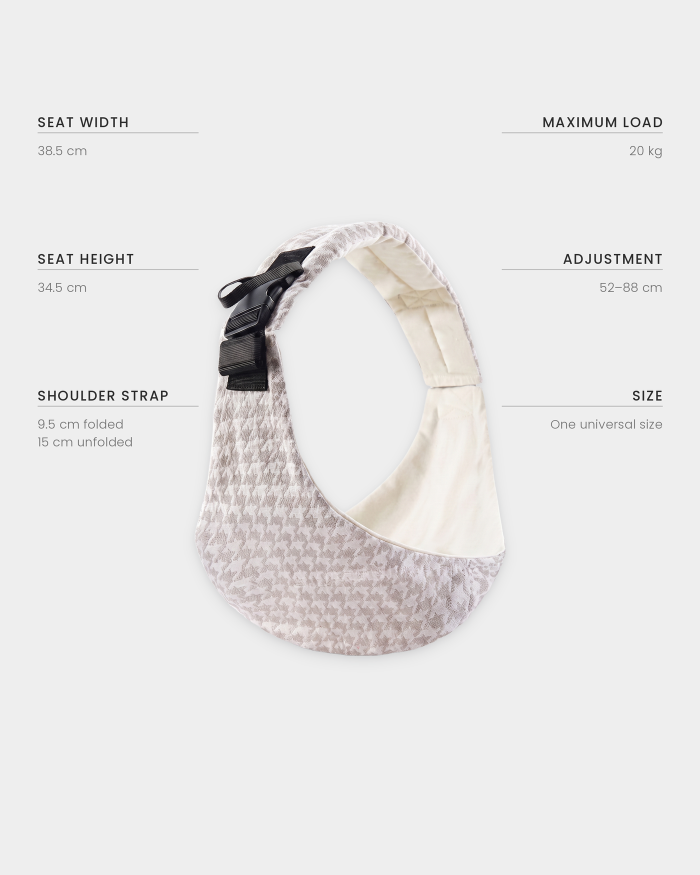 PerfectBaby™ KANGA — Houndstooth Sand — photo 4
