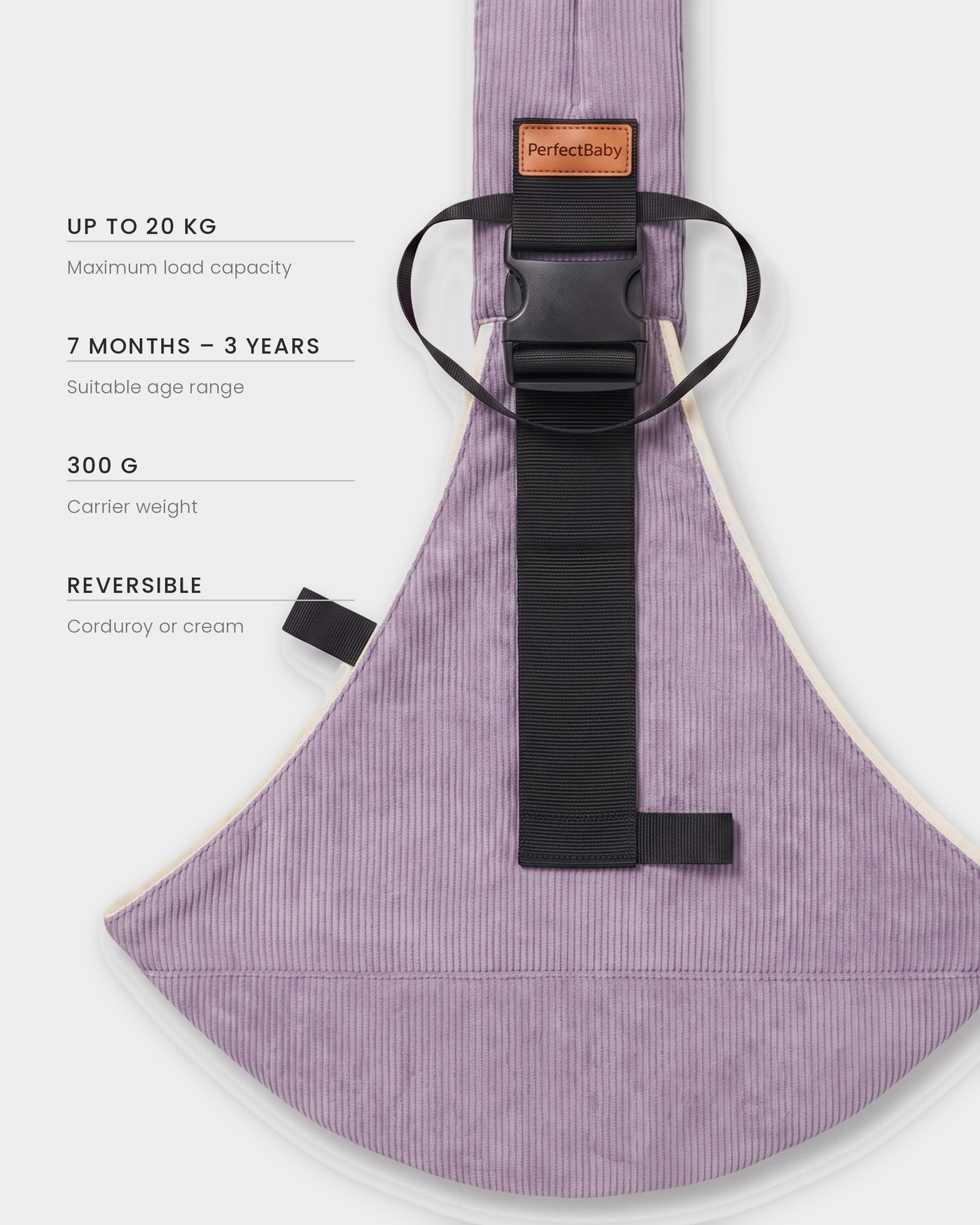 PerfectBaby™ KANGA Velvet — Lilac — photo 3