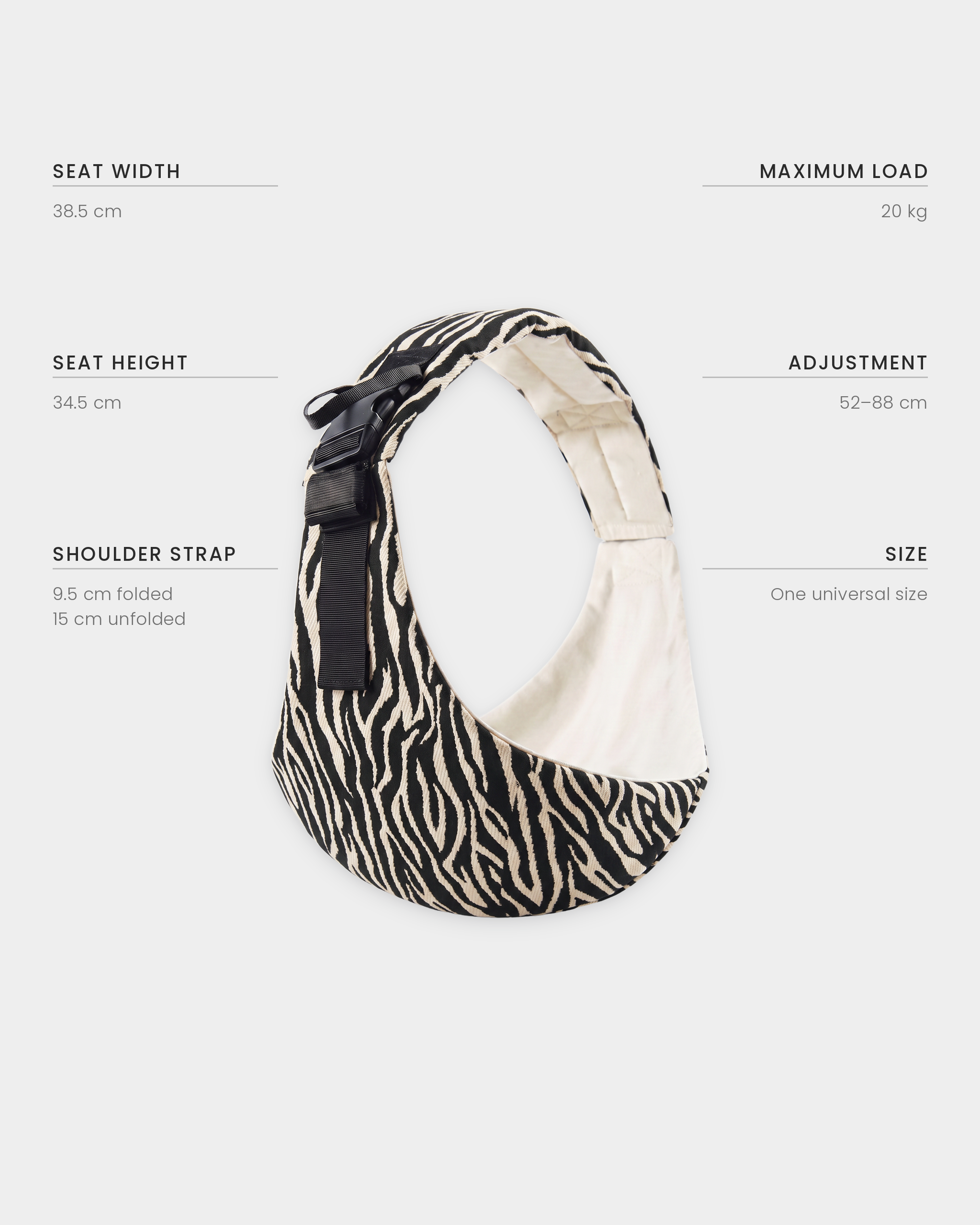 PerfectBaby™ KANGA — Zebra — photo 4