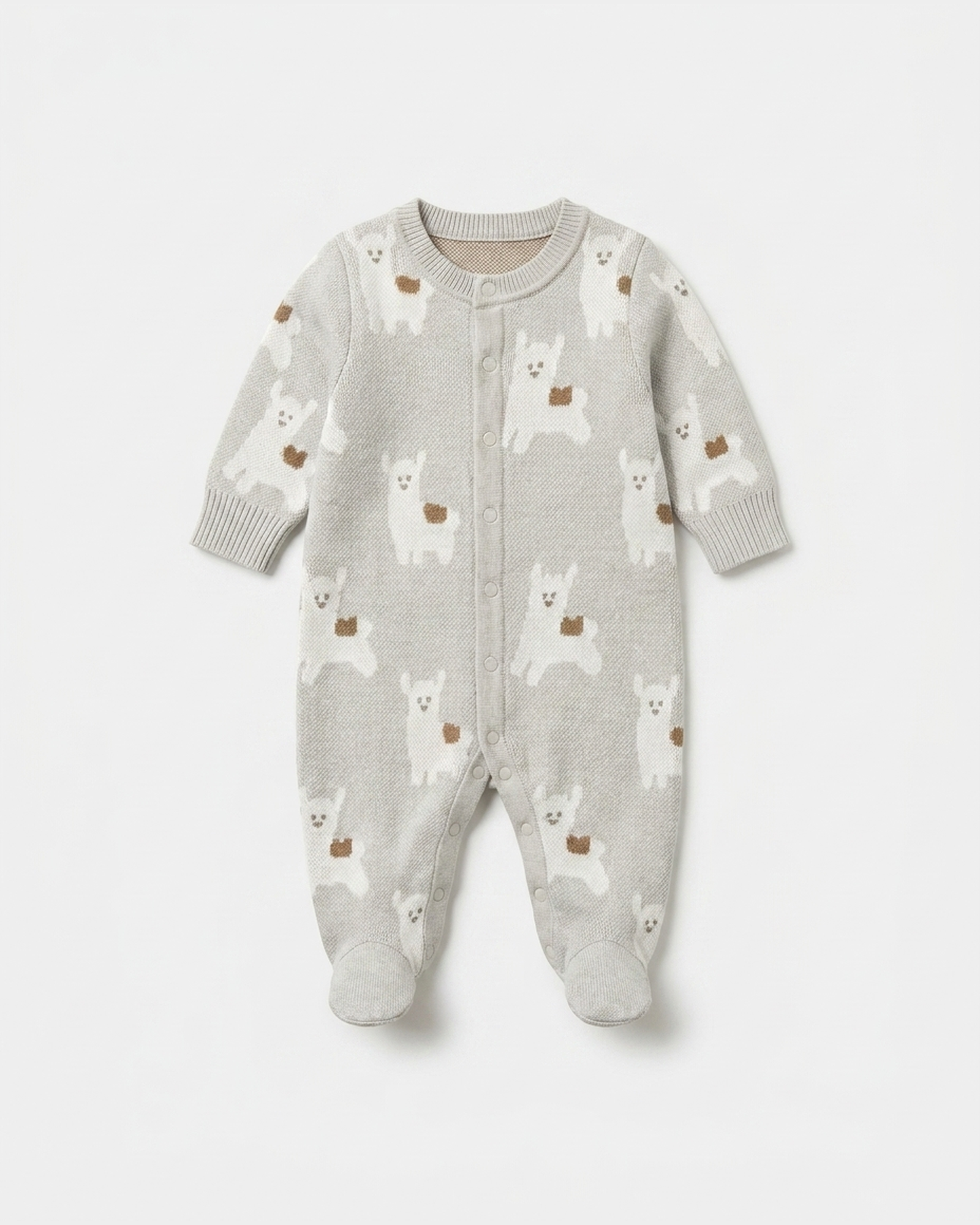 PerfectBaby™ Little Alpaca Knit Romper — photo 1