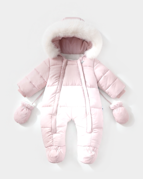 PerfectBaby Arctic Cloud Snowsuit 2.0 — studio flat-lay