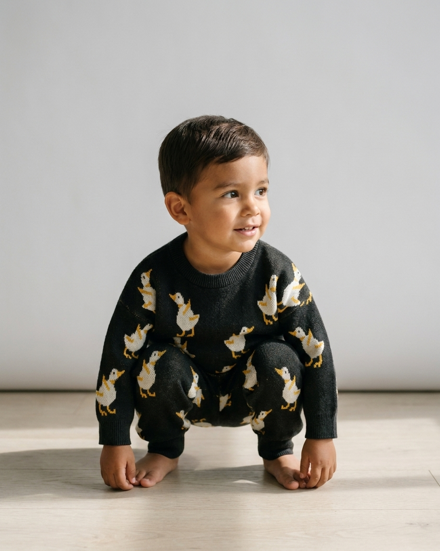PerfectBaby™ Black Duck Knit Set — photo 2