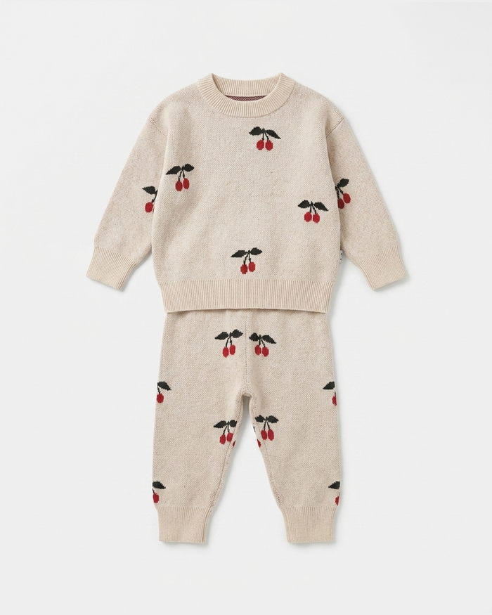 PerfectBaby™ Cherry Knit Set