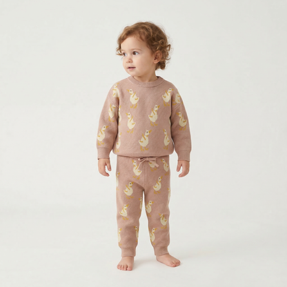 PB™ Apricot Duck Knit Set