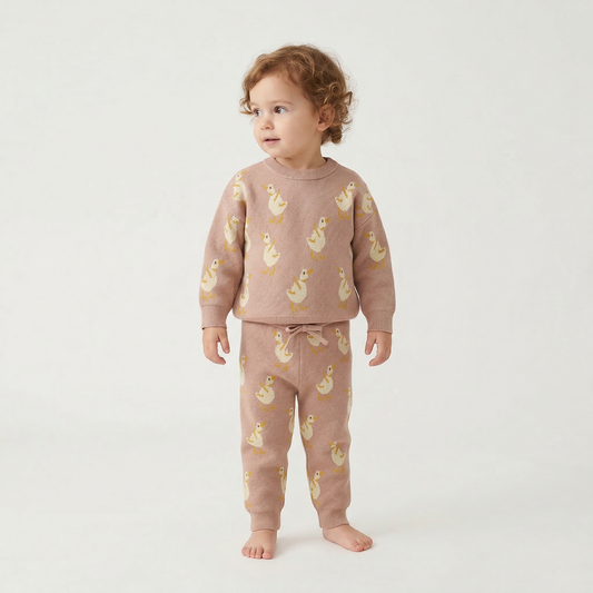 PB™ Apricot Duck Knit Set