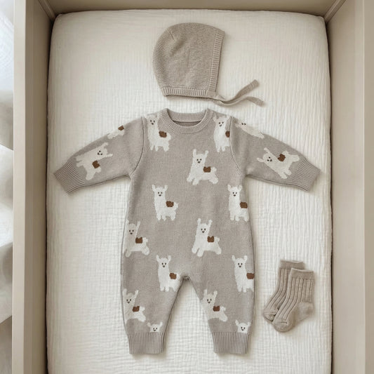 PB™ Little Alpaca Knit Romper