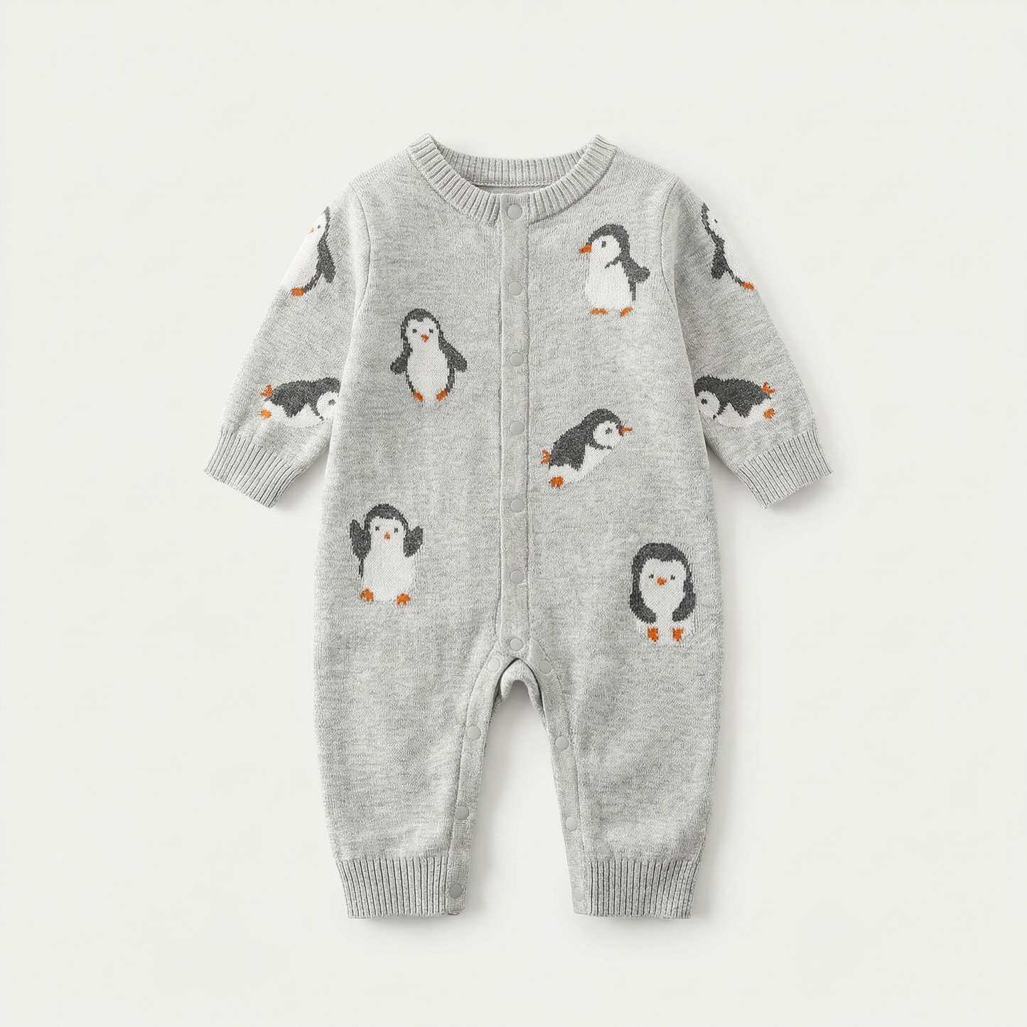 PB™ Penguin Knit Baby Romper