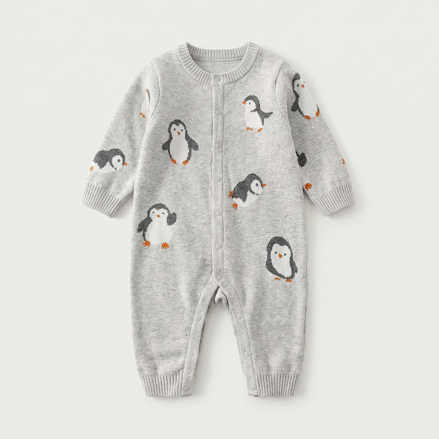 PB™ Penguin Knit Baby Romper