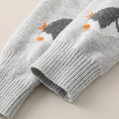 PB™ Penguin Knit Baby Romper