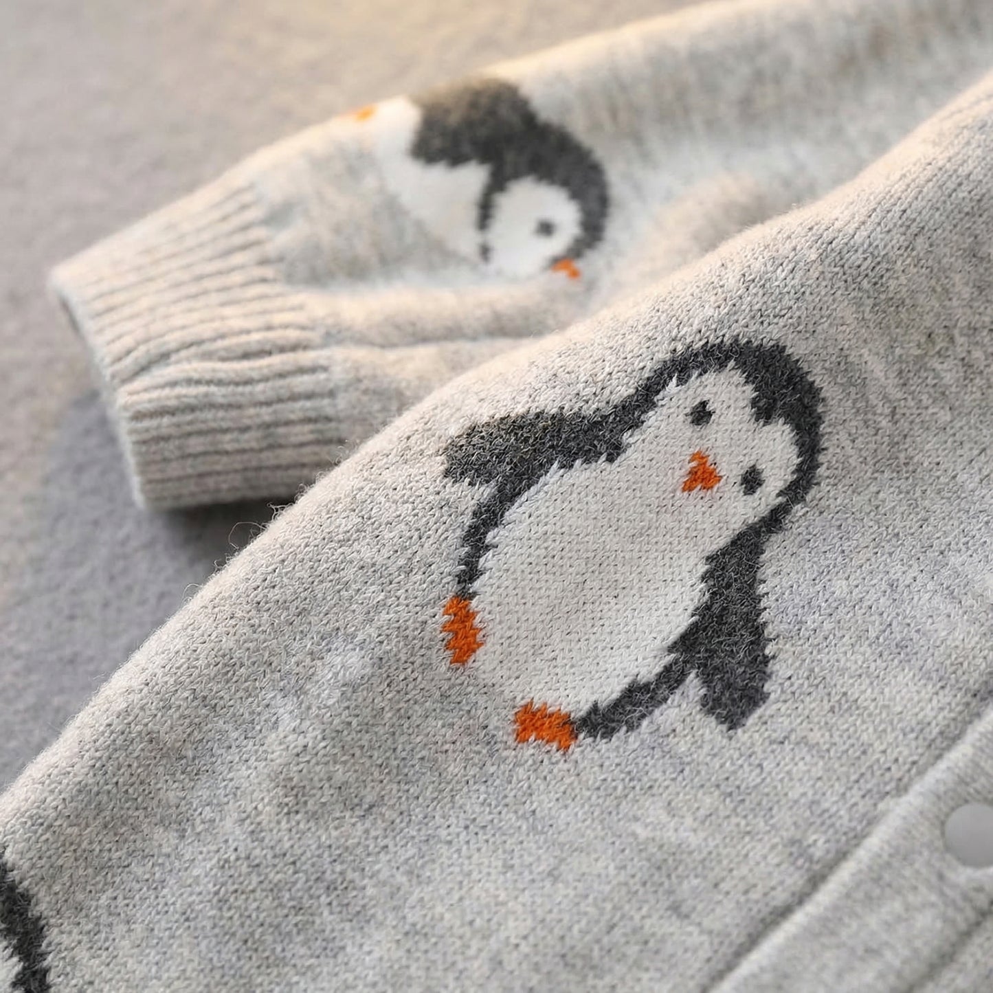PB™ Penguin Knit Baby Romper