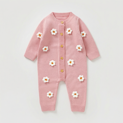 PB™ Floral Knit Baby Romper
