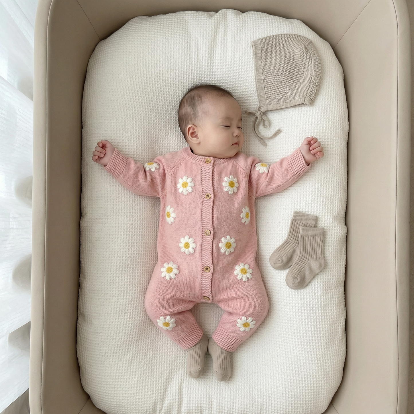 PB™ Floral Knit Baby Romper