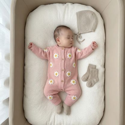 PB™ Floral Knit Baby Romper