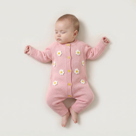 PB™ Floral Knit Baby Romper